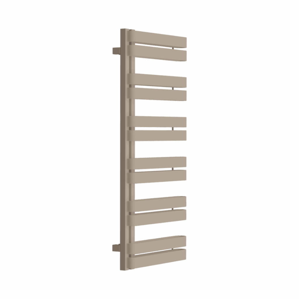 Meteor Side grzejnik łazienkowy asymetryczny 111×50 cm, cappuccino