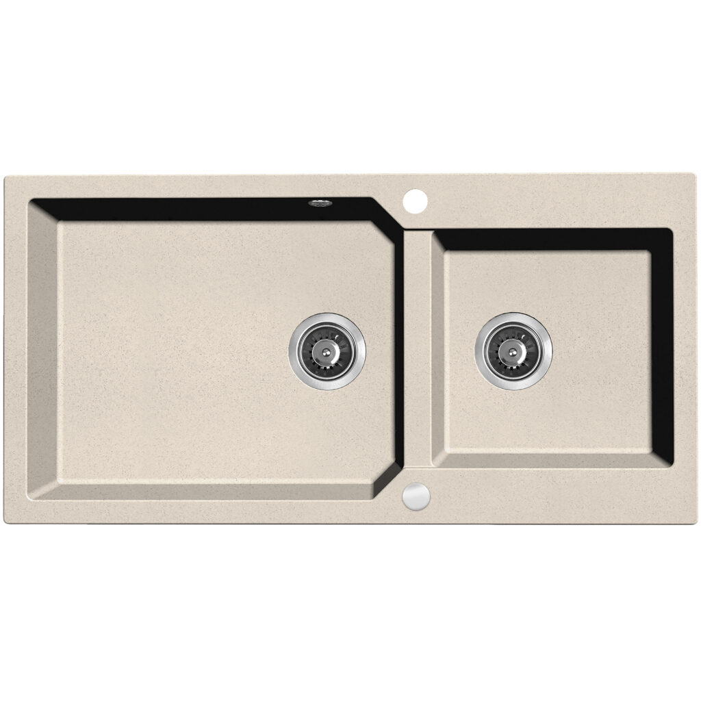 Milos – zlewozmywak 2-komorowy