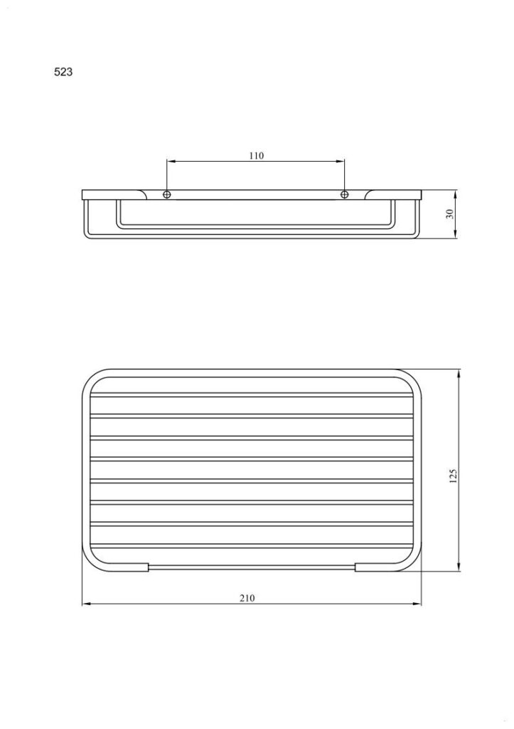 Mydelniczka „21” ANDEX Sanibella 523CC chrom