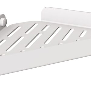 Mydelniczka ażurowa narożna ANDEX Technic 316B stal nierdzewna biała