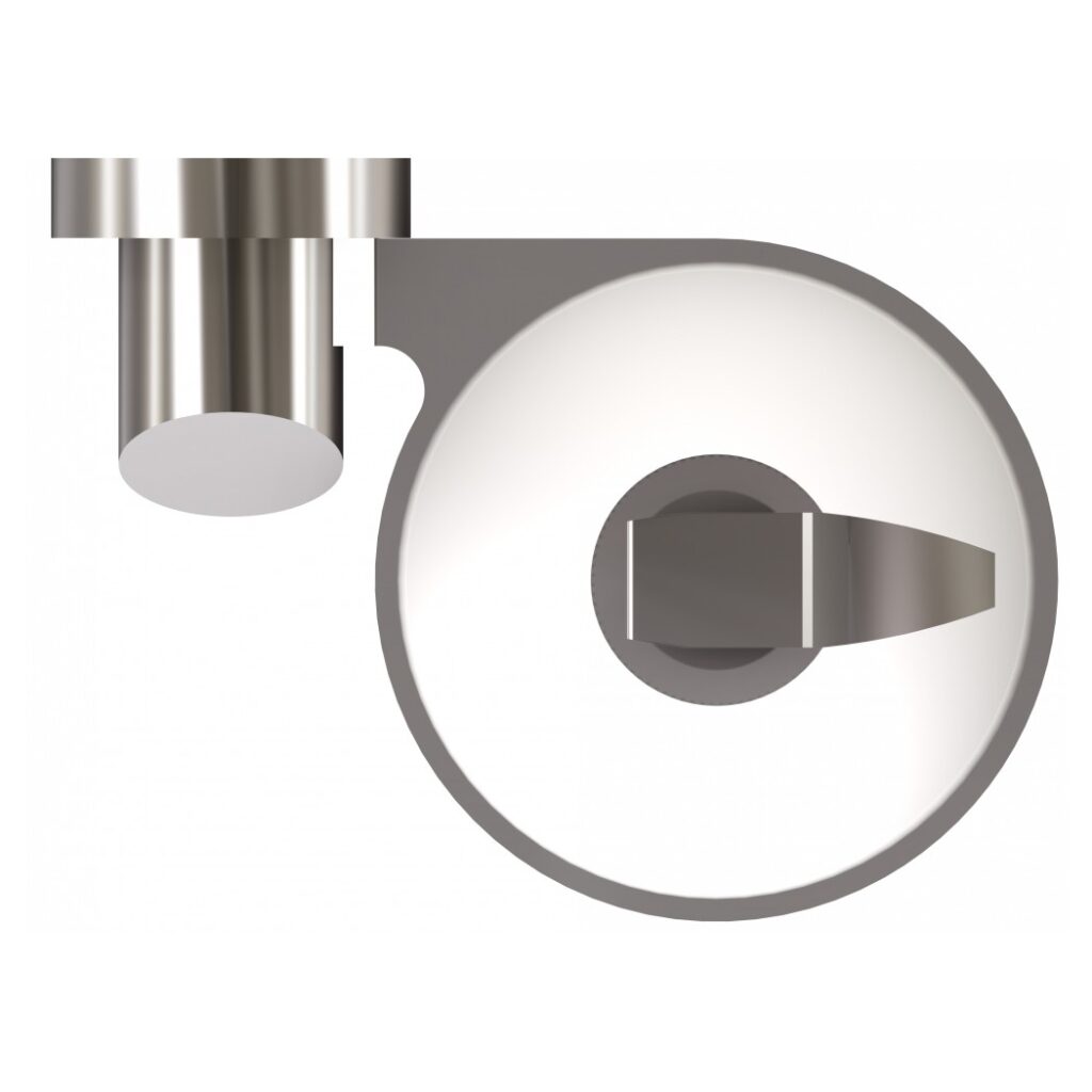 Mydelniczka na mydło w płynie ANDEX Novel 908SG stal nierdzewna polerowana