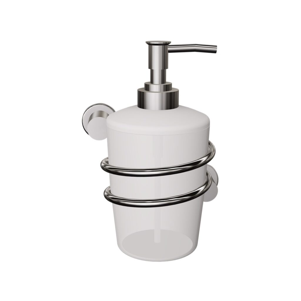 Mydelniczka na mydło w płynie ANDEX Sanibella 530CC chrom