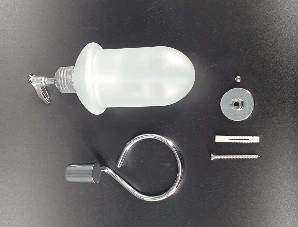 Mydelniczka na mydło w płynie ANDEX Sanibella 562CC chrom