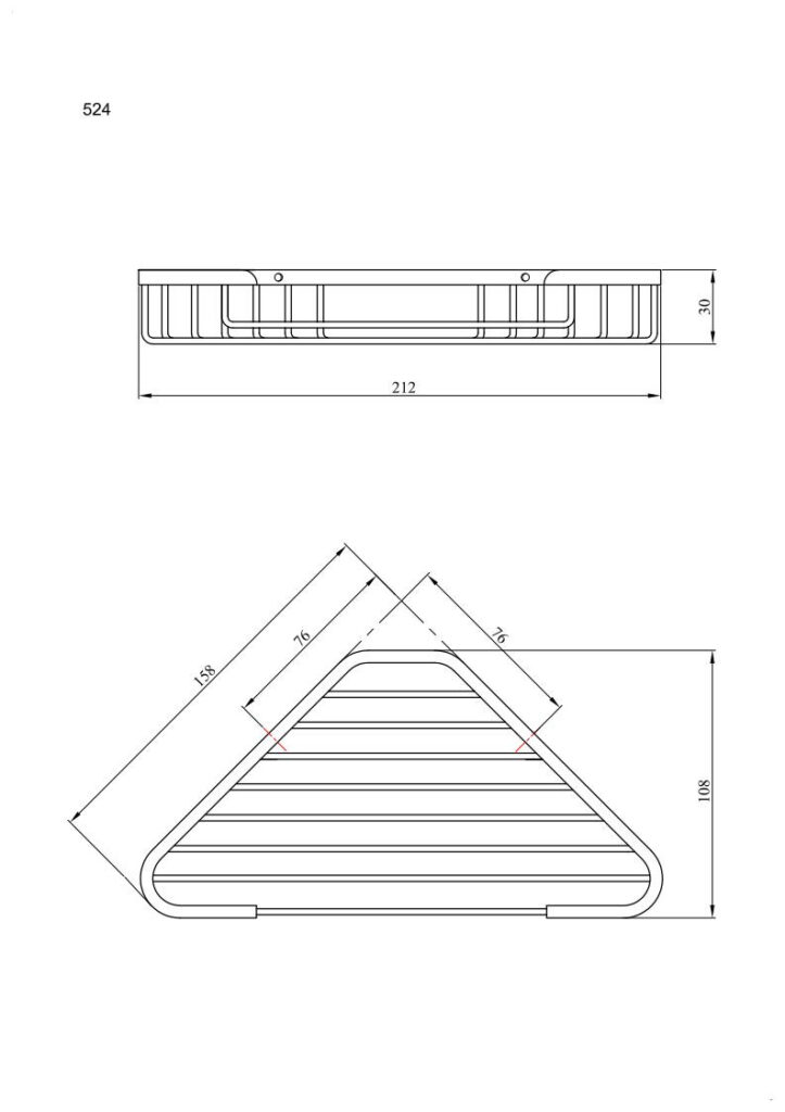 Mydelniczka „T” ANDEX Sanibella 524B biała