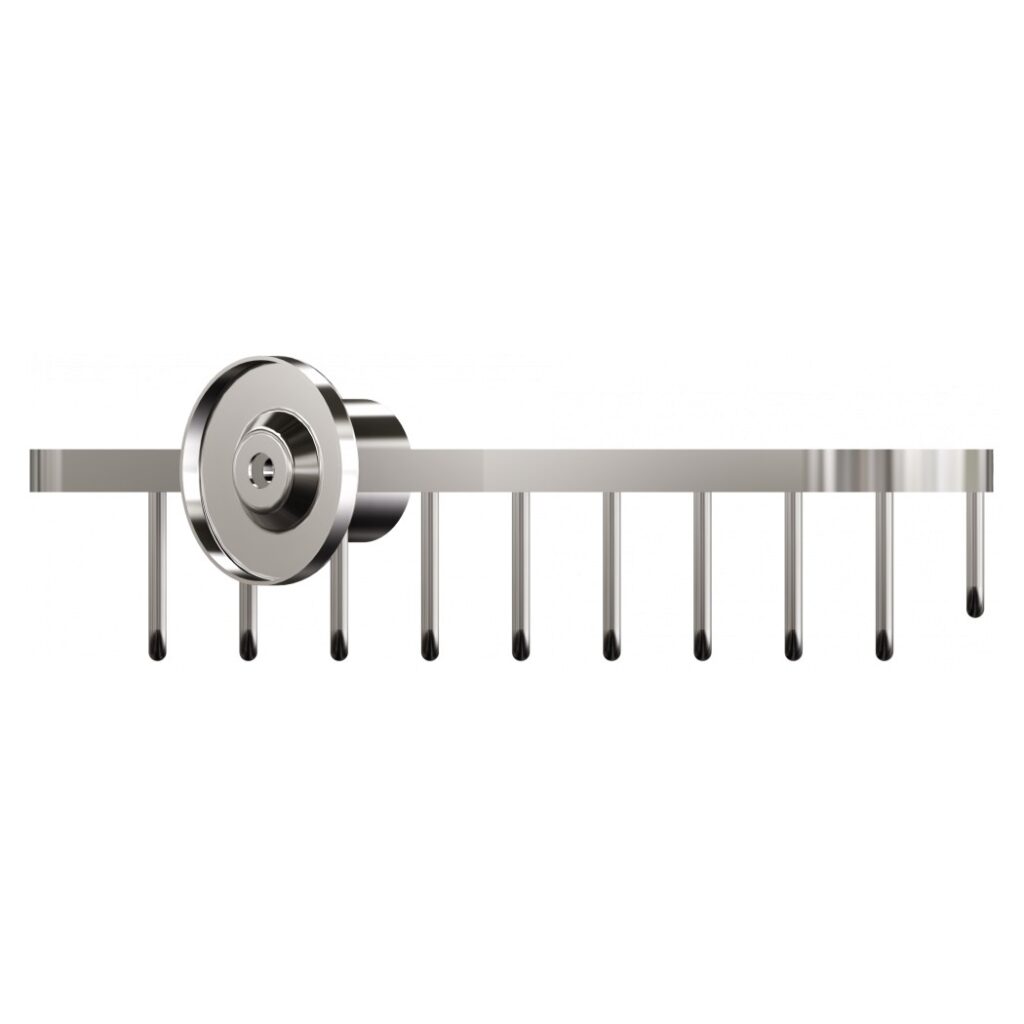 Mydelniczka „T” duża z korpusami ANDEX Sanibella 547CC chrom