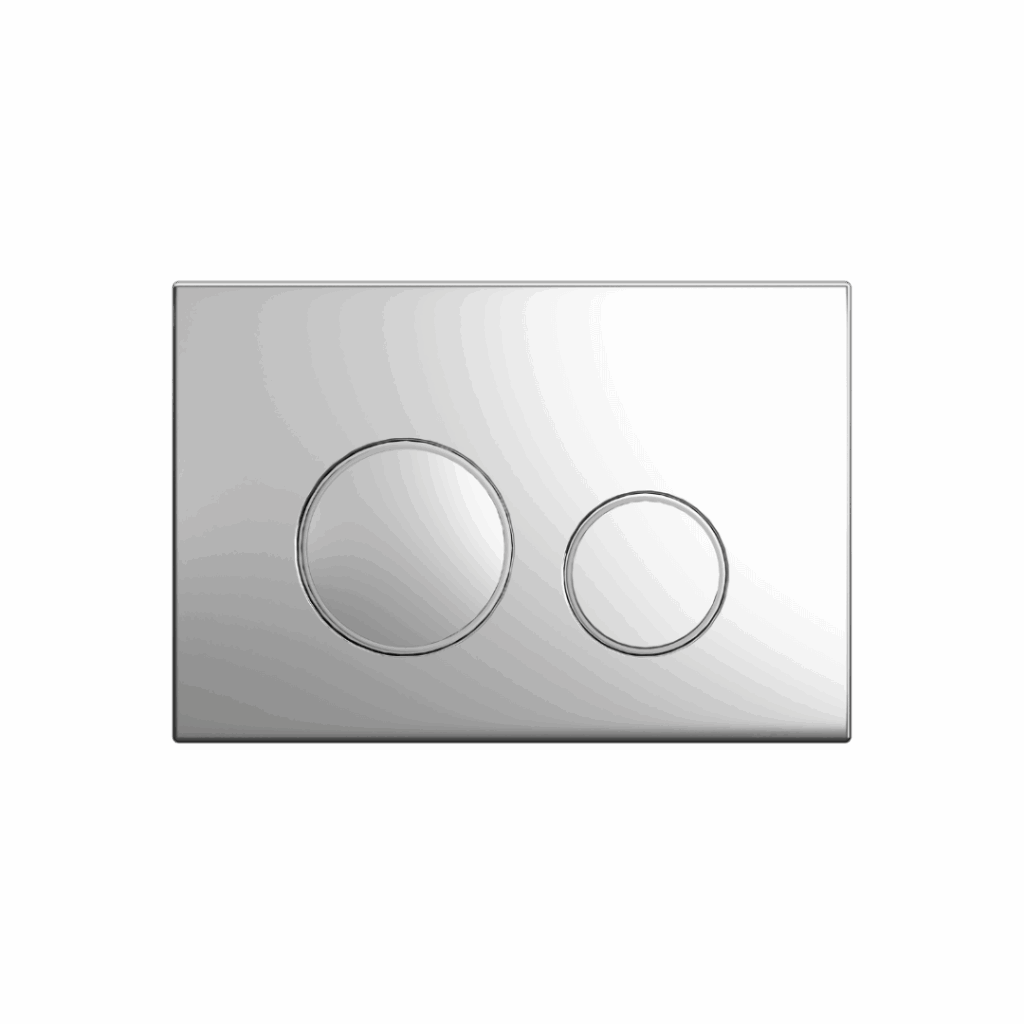 Nest przycisk spłukujący do stelaża podtynkowego WC Flaro Expert, chrom