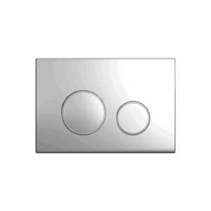 Nest przycisk spłukujący do stelaża podtynkowego WC Flaro Expert, chrom