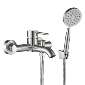 NOIA bateria wannowa ścienna z zestawem natryskowym