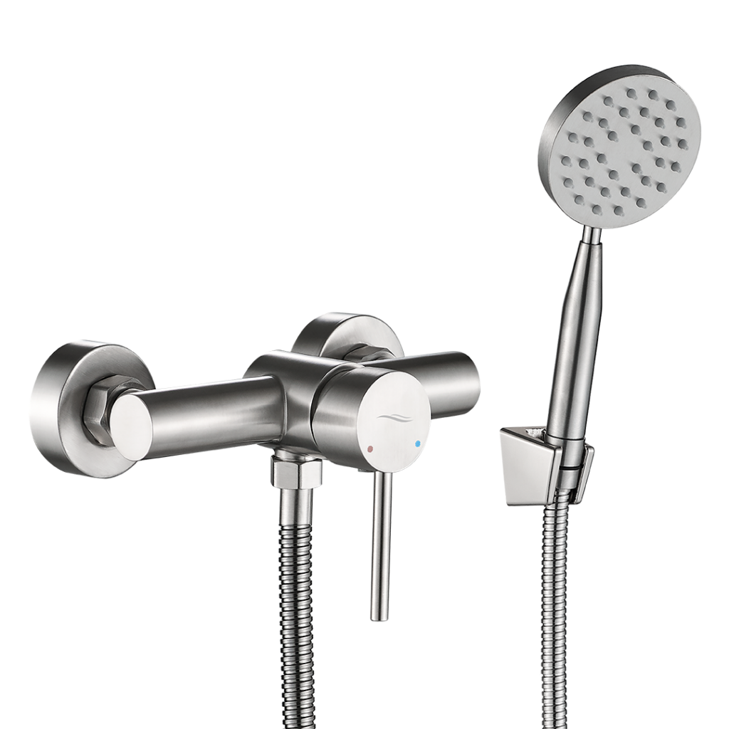 NOIA bateria natryskowa ścienna z zestawem natryskowym