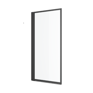 Fabrika parawan nawannowy 73×145 cm 1-częściowy lewy / prawy, czarny mat