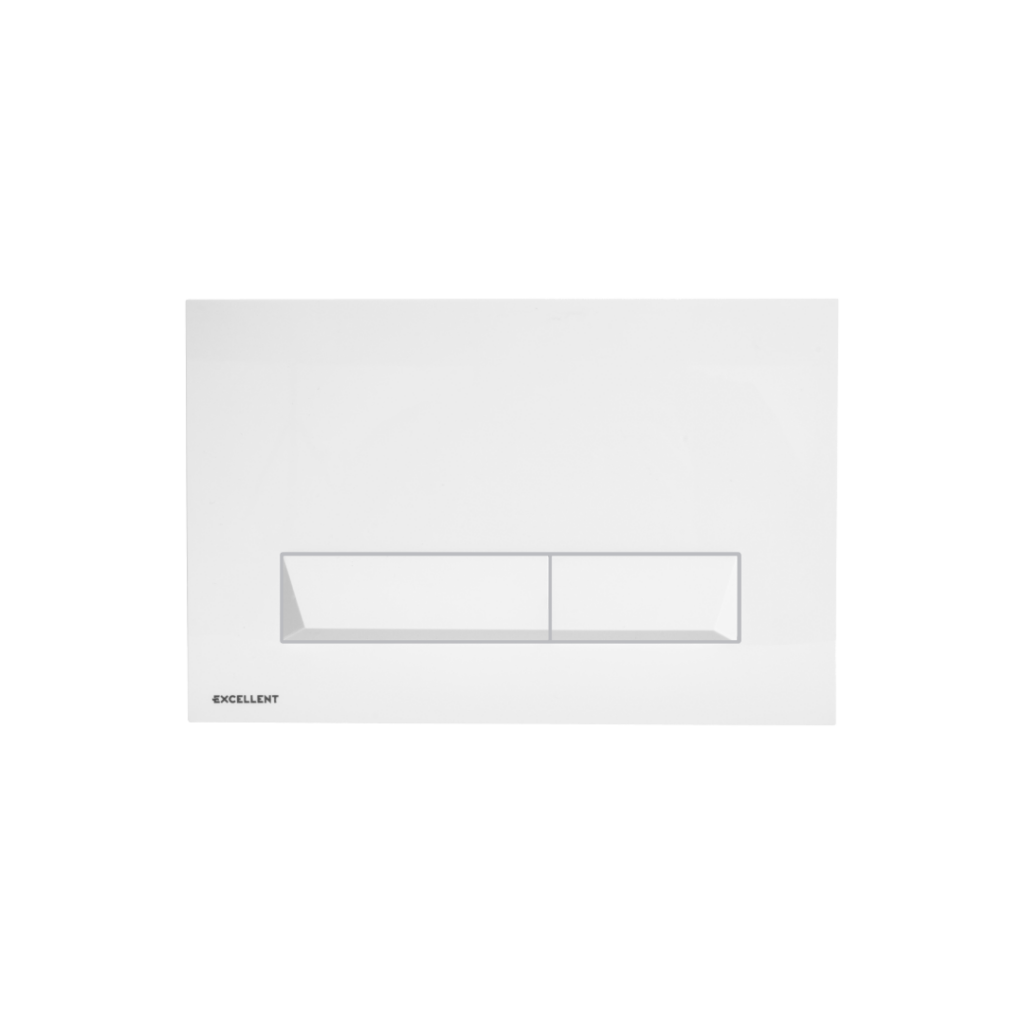 Platto przycisk spłukujący do stelaża podtynkowego WC Shiro 2.0, biały połysk