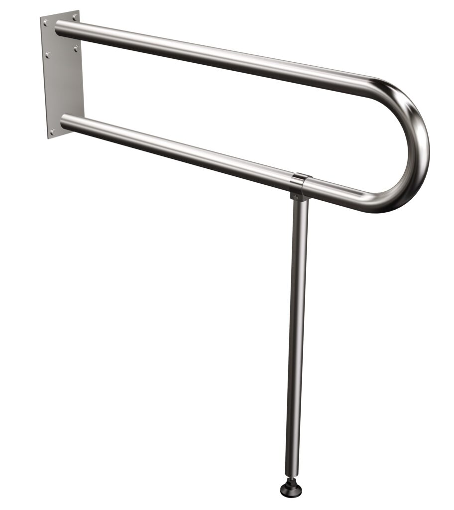 Podpora (noga) do uchwytu stałego  Ø32 ANDEX Bez Barier 841CC stal nierdzewna polerowana