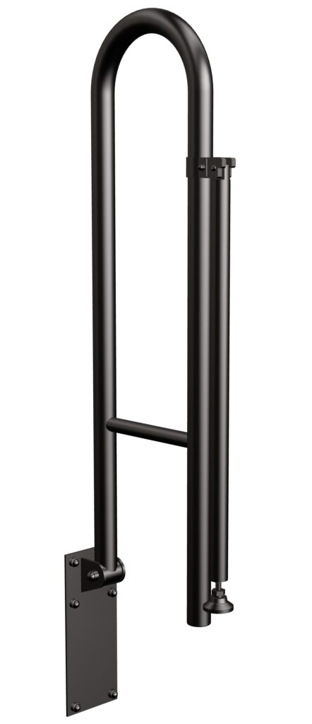 Podpora (noga) do uchwytu uchylnego Ø32 ANDEX Bez Barier 840NG stal nierdzewna czarny