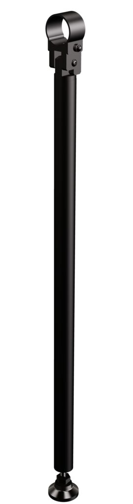 Podpora (noga) do uchwytu uchylnego Ø32 ANDEX Bez Barier 840NG stal nierdzewna czarny