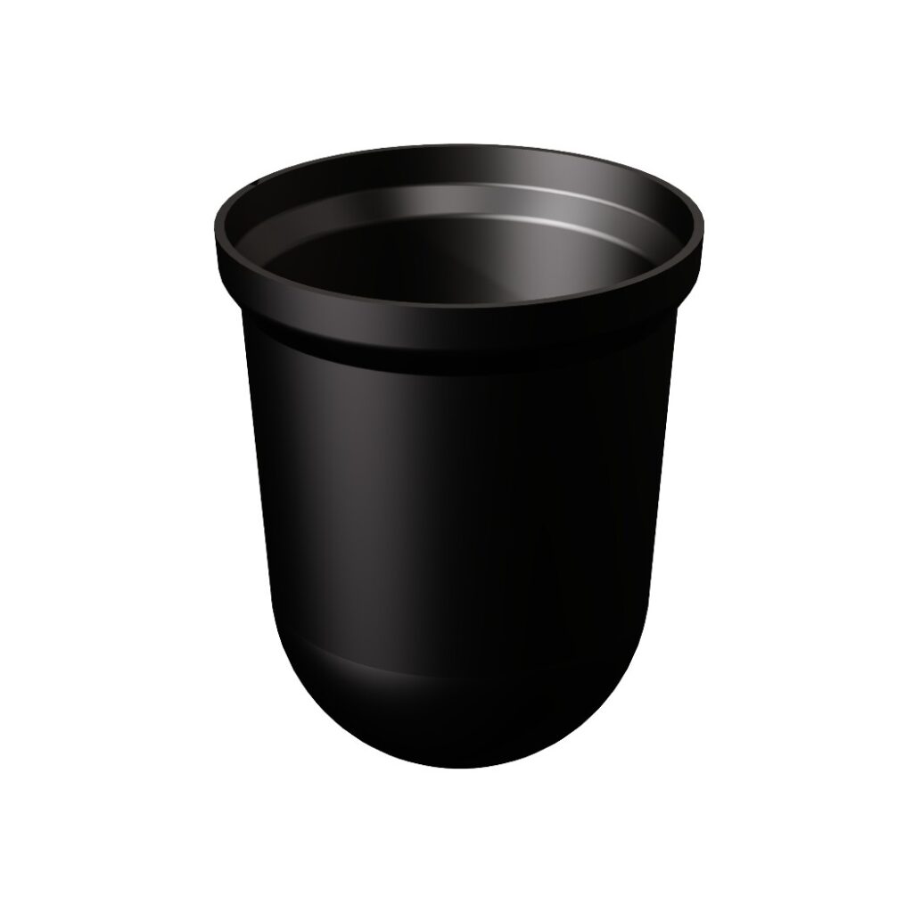 Pojemnik plastikowy na szczotkę ANDEX 203NG czarny