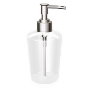 Pojemnik szklany na mydło w płynie ANDEX 204S chrom