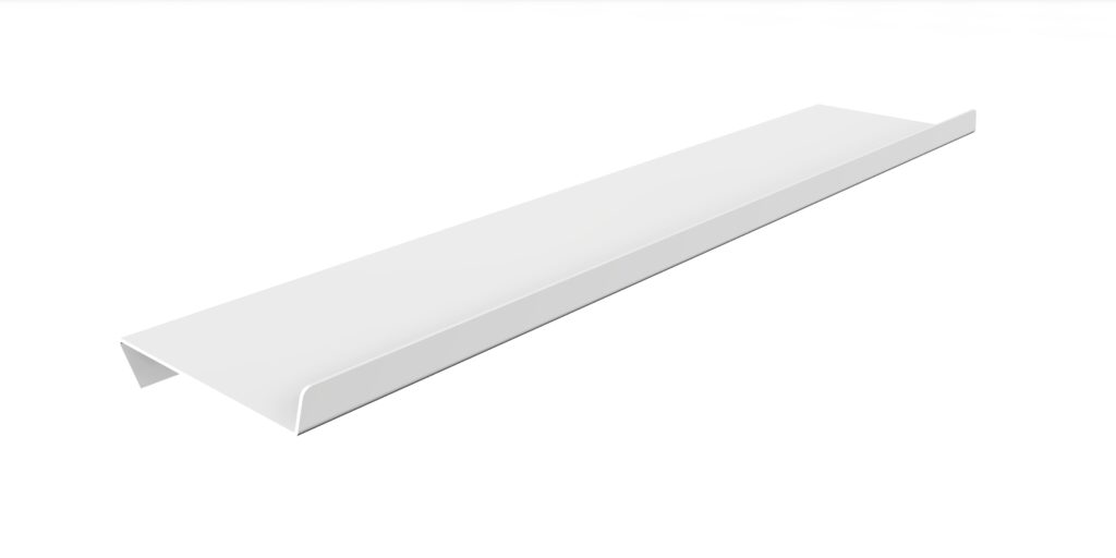 Półka 50 cm ANDEX Technic 344B stal nierdzewna biała