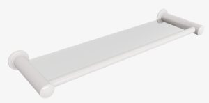 Półka łazienkowa szklana 50 cm ANDEX Classic 001/50B biała