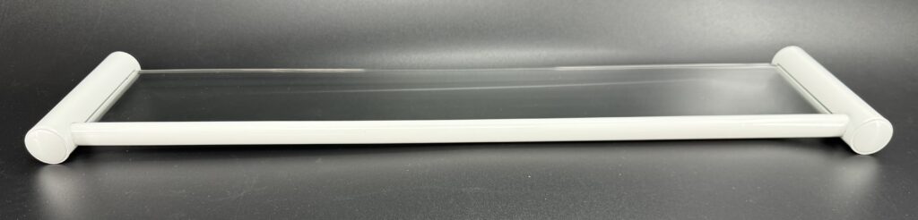 Półka łazienkowa szklana 60 cm ANDEX Classic 001/60B biała