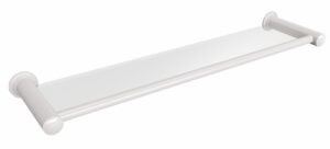 Półka łazienkowa szklana 60 cm ANDEX Classic 001/60B biała