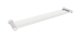 Półka łazienkowa szklana 70 cm ANDEX Classic 001/70B biała