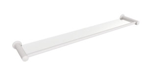 Półka łazienkowa szklana 80 cm ANDEX Classic 001/80B biała