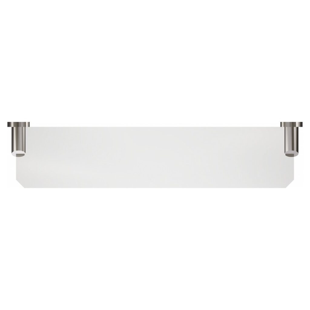 Półka łazienkowa szklana długość 50 cm ANDEX Novel 900SG stal nierdzewna polerowana