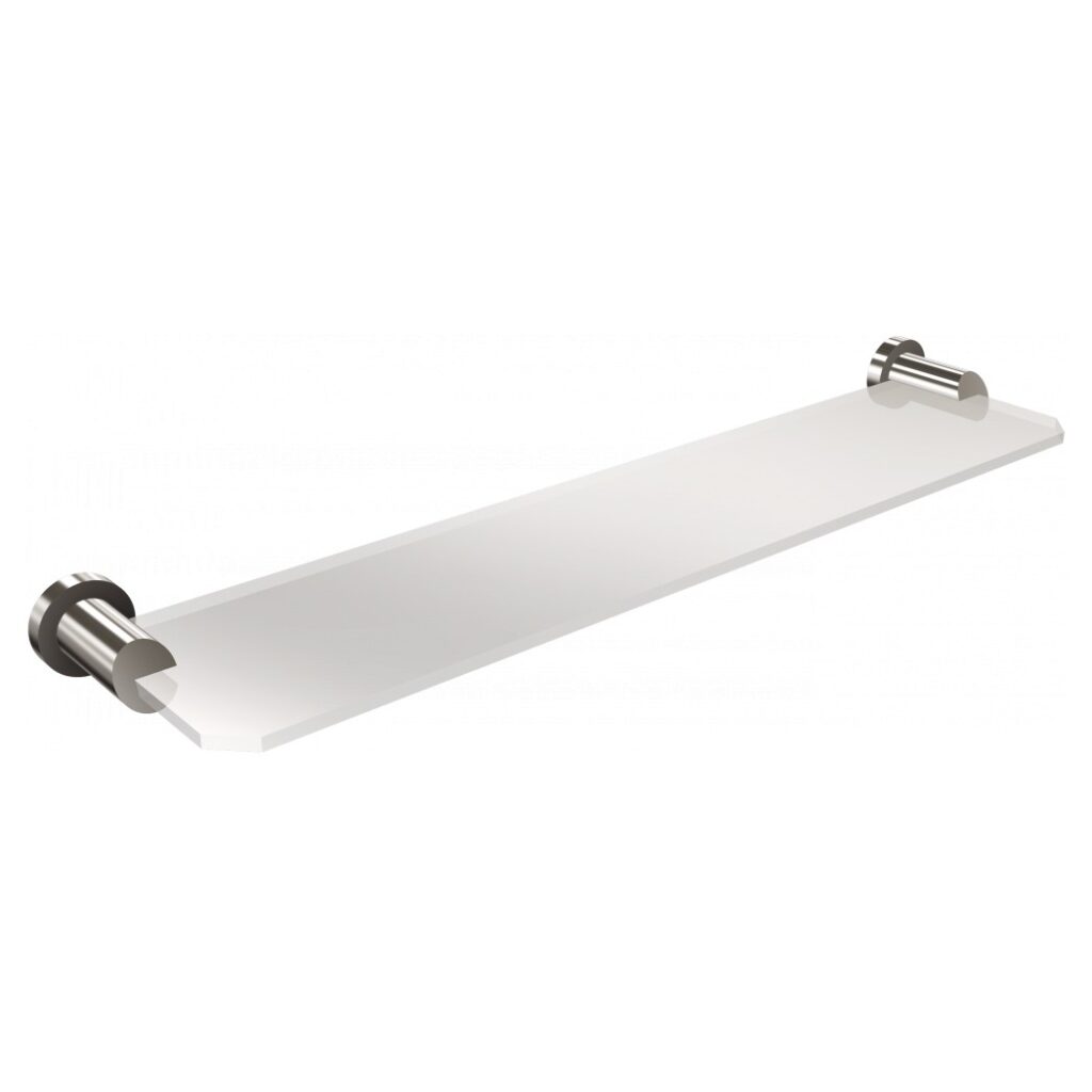 Półka łazienkowa szklana długość 50 cm ANDEX Novel 900SG stal nierdzewna polerowana