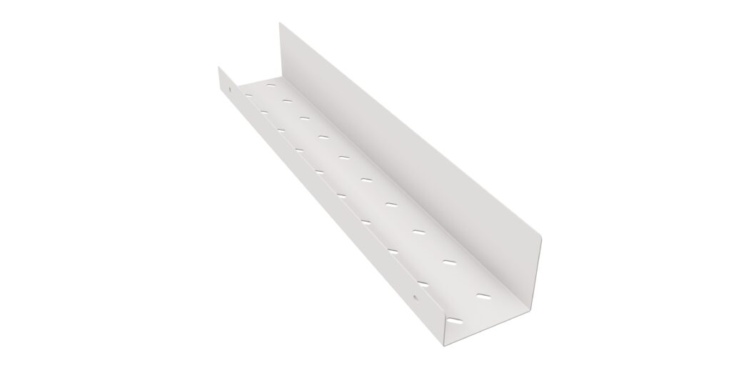 Półka pod prysznic 50cm ANDEX Technic 345/50B stal nierdzewna biała