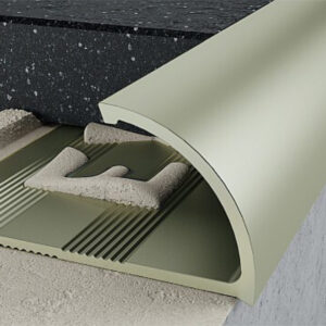 Profil C krawędziowy 12 mm długość 250 cm, aluminiowy, anodowany inox