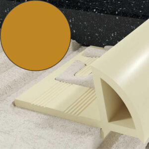 Profil EN krawędziowy 7 mm długość 250 cm, PVC, karmel