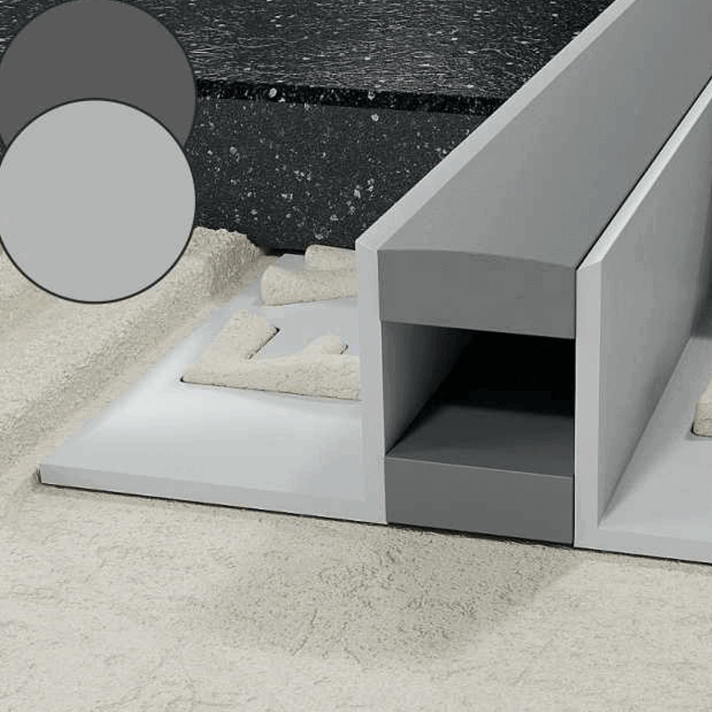 Profil LL dylatacyjny 11,5 mm długość 250 cm, PVC, szary / grafit