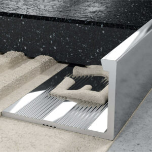 Profil L licowy prosty 12 mm długość 250 cm, aluminiowy, elektropoler srebrny