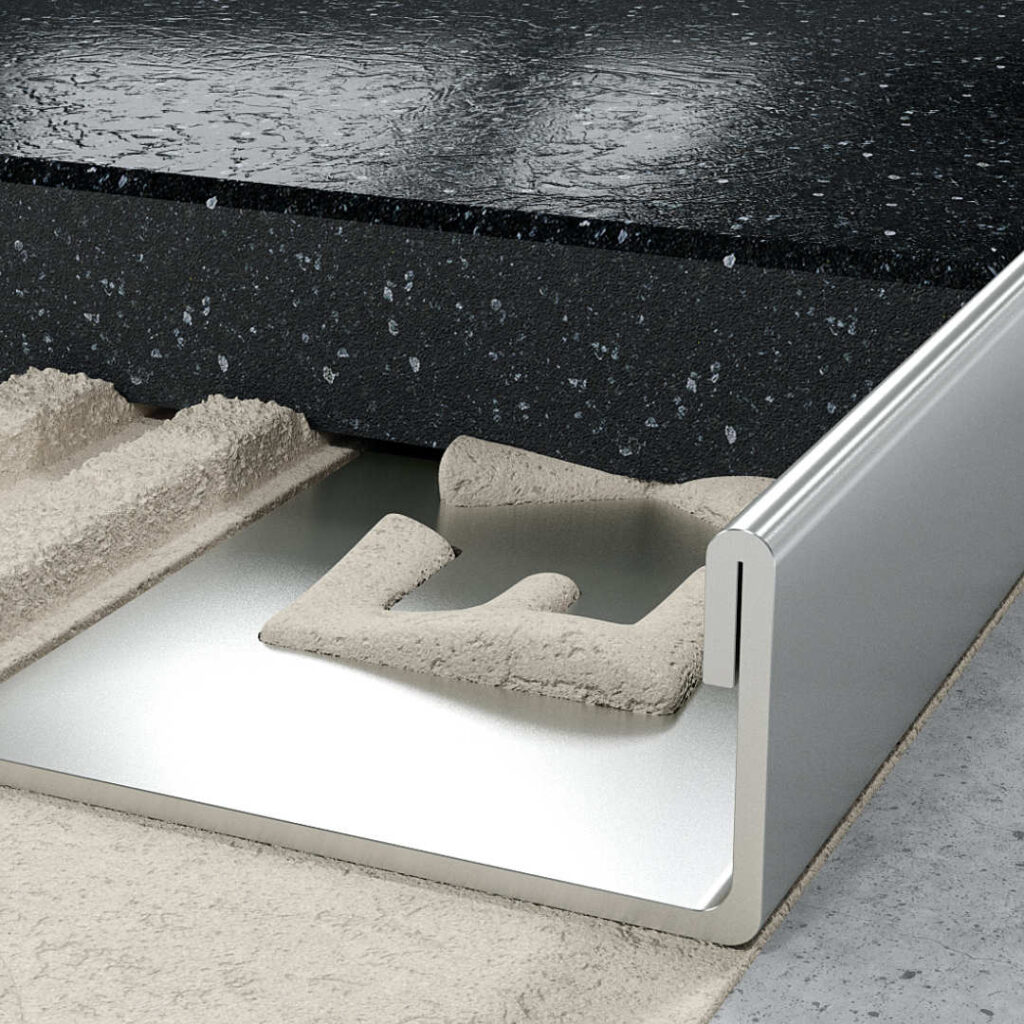 Profil L licowy prosty 12 mm długość 300 cm, stal nierdzewna, surowy