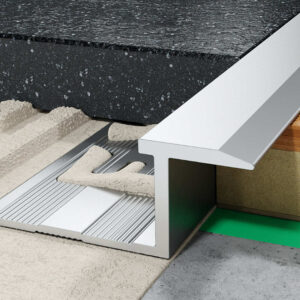 Profil PS przejściowy 10 mm długość 250 cm, aluminiowy, anodowany srebrny