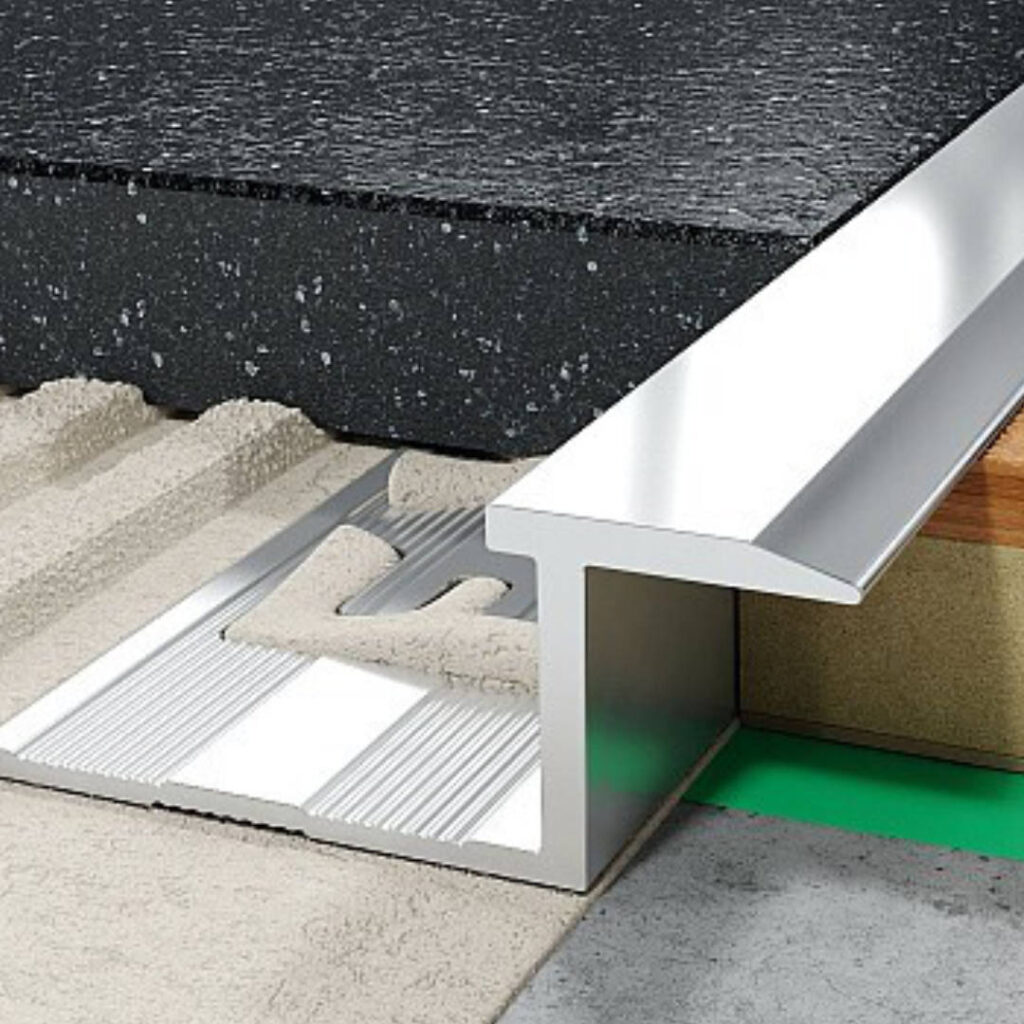 Profil PS przejściowy 10 mm długość 250 cm, aluminiowy, elektropoler srebrny