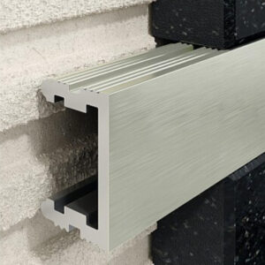 Profil U Listello 12 mm, długość 250 cm aluminiowy, anodowany inox szczotkowany