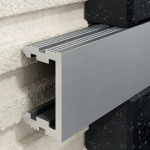 Profil U Listello 12 mm, długość 250 cm aluminiowy, anodowany srebrny szczotkowany