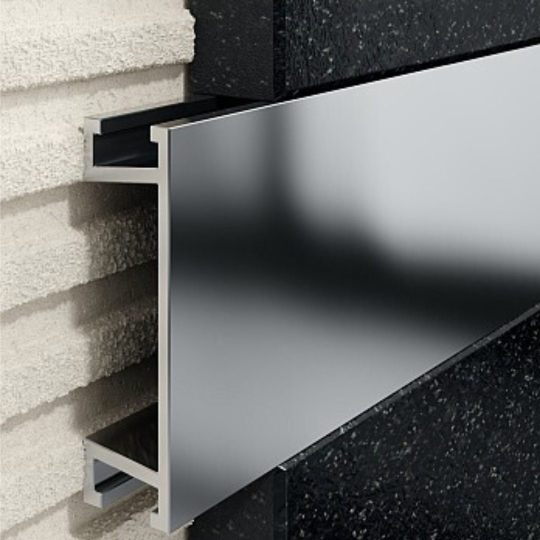 Profil U Listello 30 mm, długość 250 cm aluminiowy, elektropoler srebrny