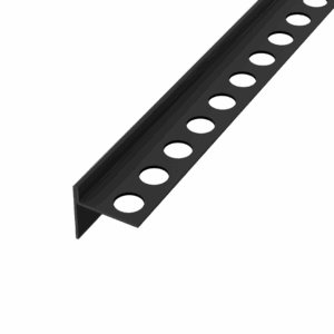 Profil brodzikowy 120 cm, spadkowy lewy stal nierdzewna, czarny mat