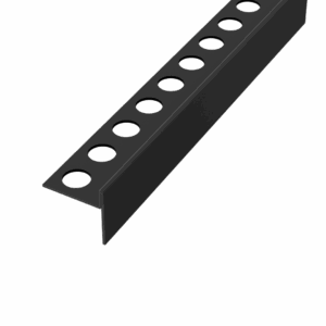 Profil brodzikowy 120 cm, spadkowy prawy stal nierdzewna, czarny mat