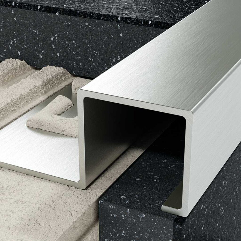 Profil Q kwadratowy 10 mm długość 250 cm stal nierdzewna, szlifowany