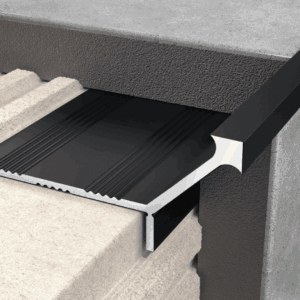 Profil QN narożny ochronny 10 mm długość 250 cm, aluminiowy, elektropoler czarny mat