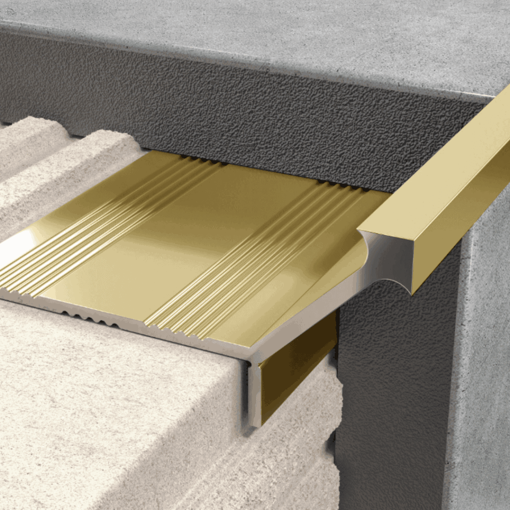 Profil QN narożny ochronny 10 mm długość 250 cm, aluminiowy, elektropoler złoty