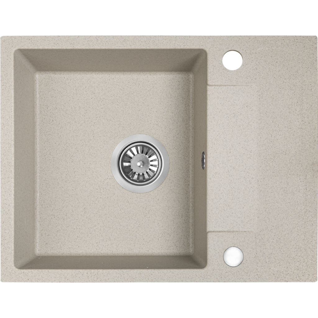 RAB zlewozmywak granitowy 1-komorowy z półociekaczem