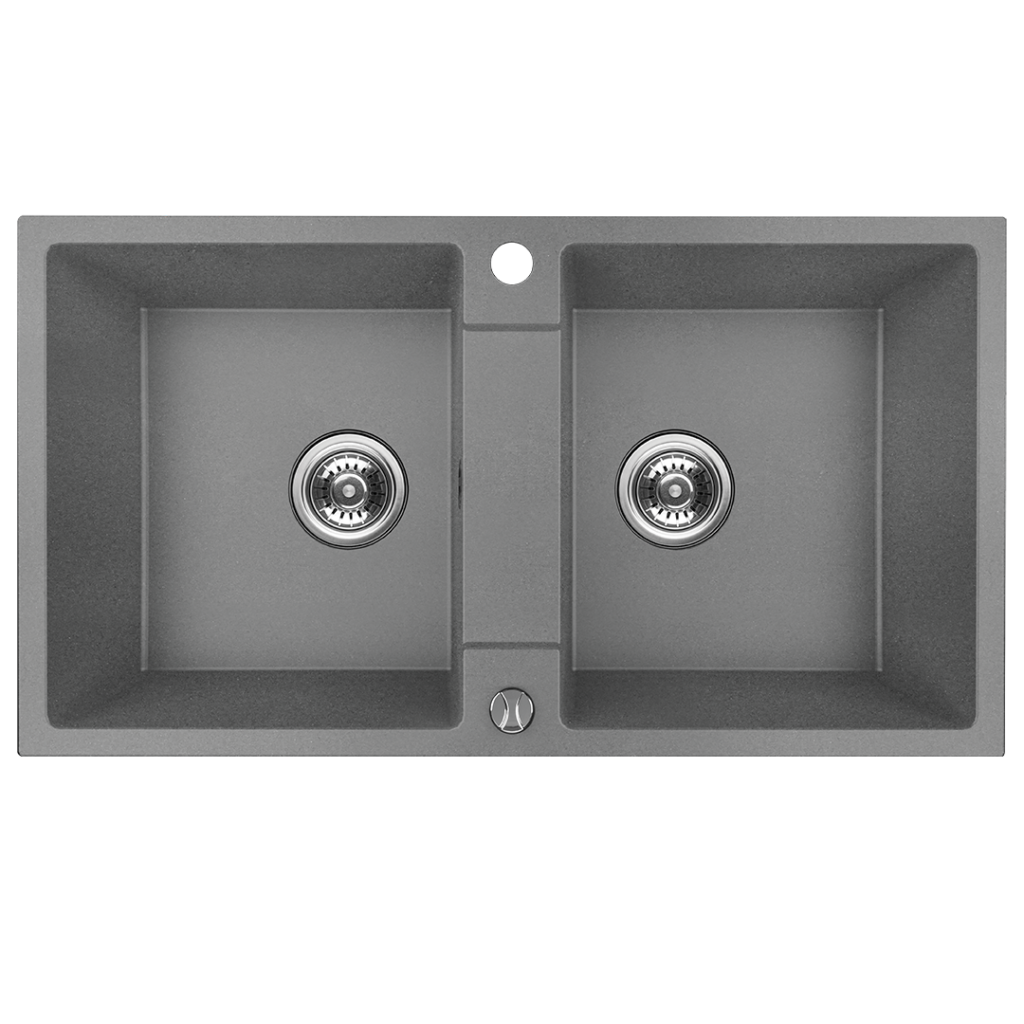 RAB zlewozmywak granitowy 2-komorowy