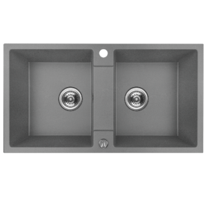 RAB zlewozmywak granitowy 2-komorowy