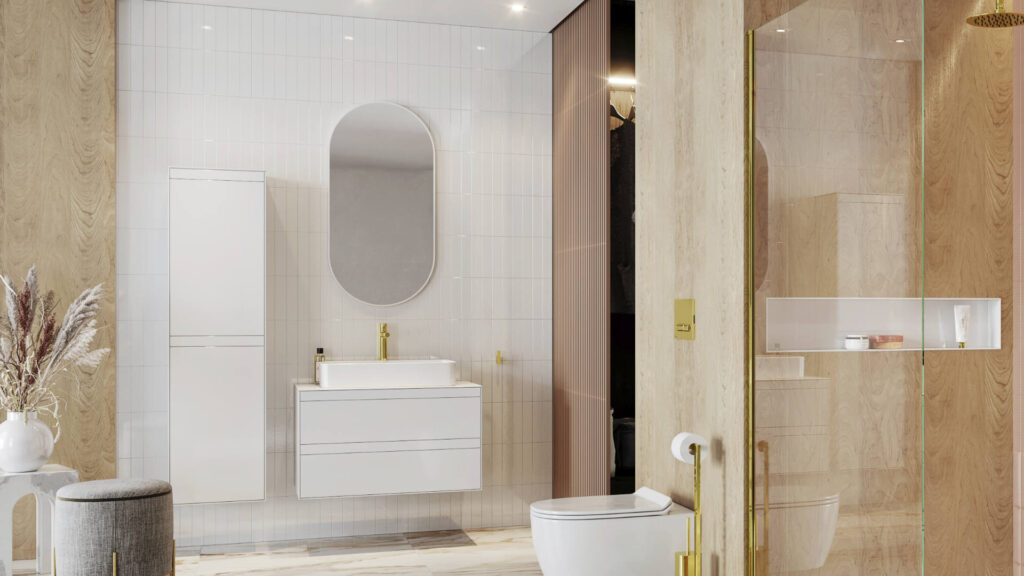 Revia lustro łazienkowe 100x50cm owalne, biały mat