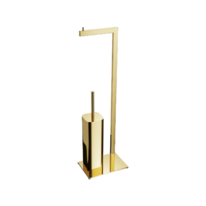 Riko stojak na papier ze szczotką, złoty połysk