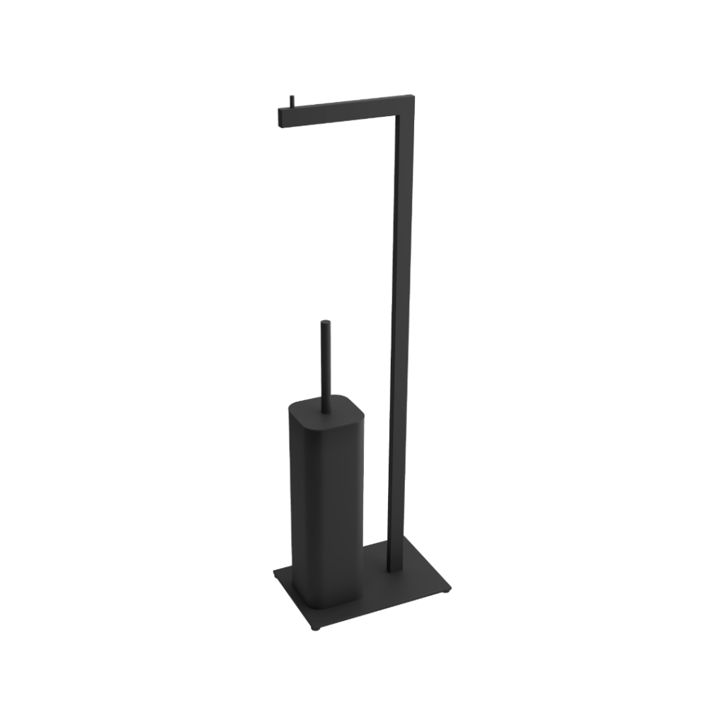 Riko stojak na papier ze szczotką, czarny mat